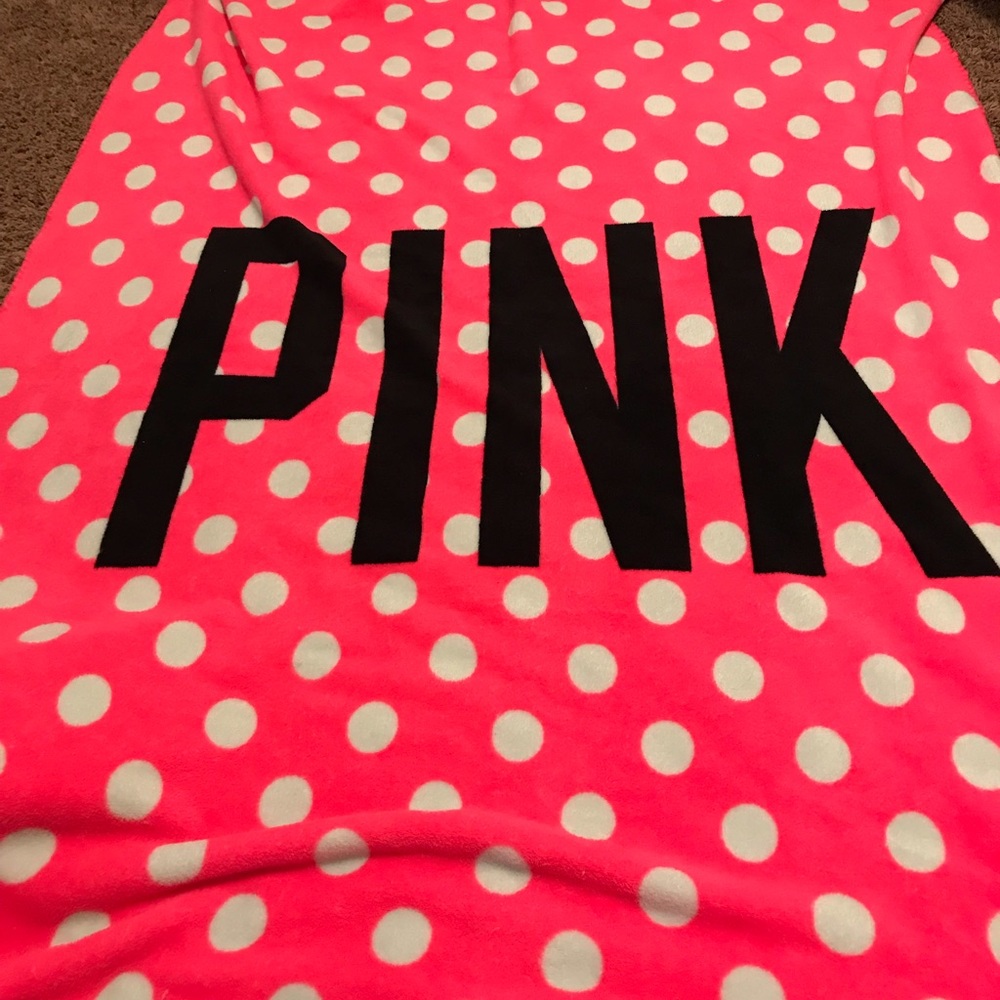 VS Pink throw blanket
